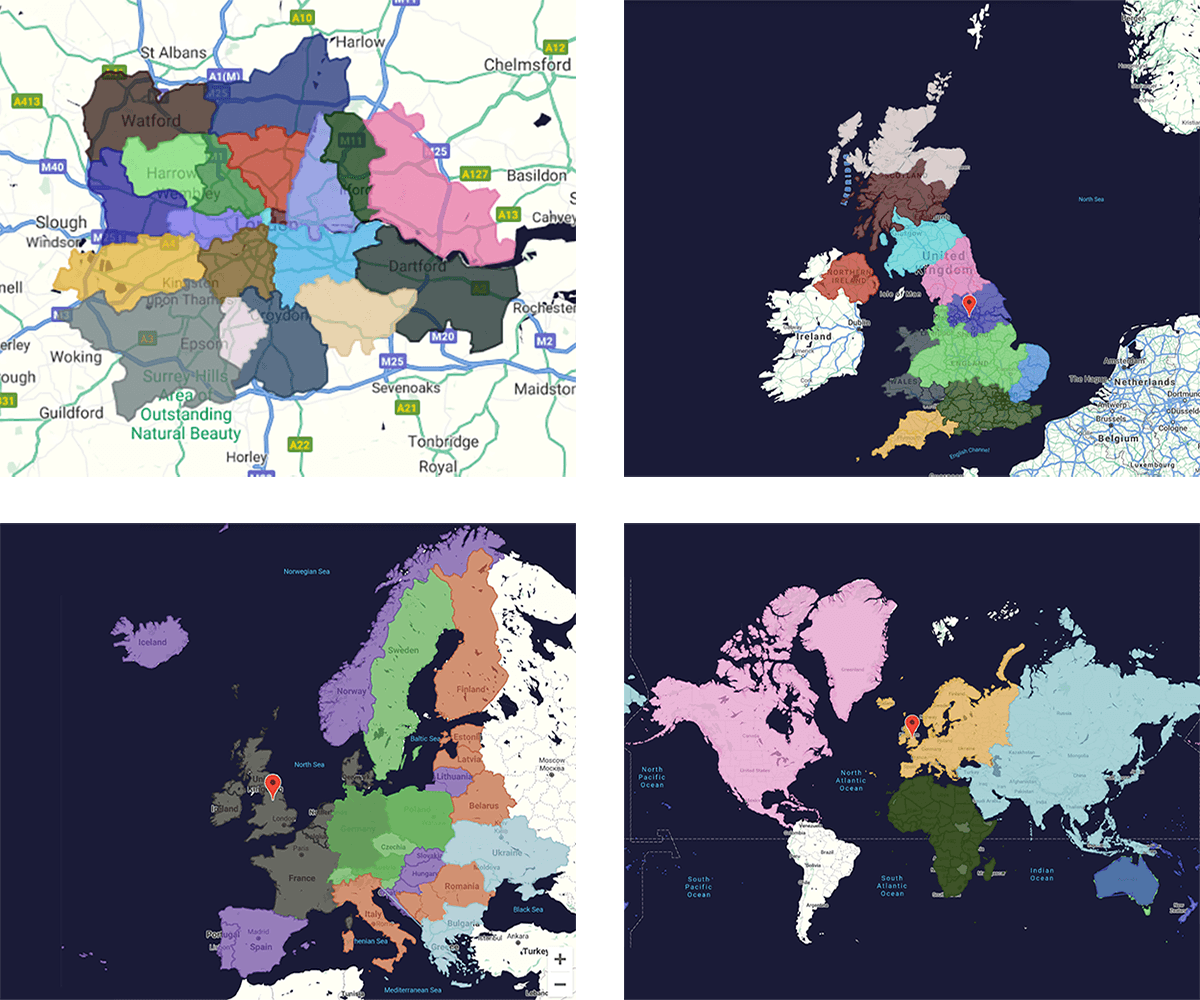 Map Based Regionalisation Tool